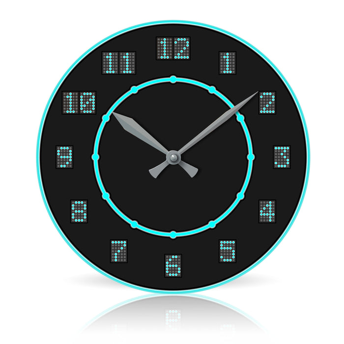 Scoreboard <br>Round Acrylic Wall Clock 10.75"