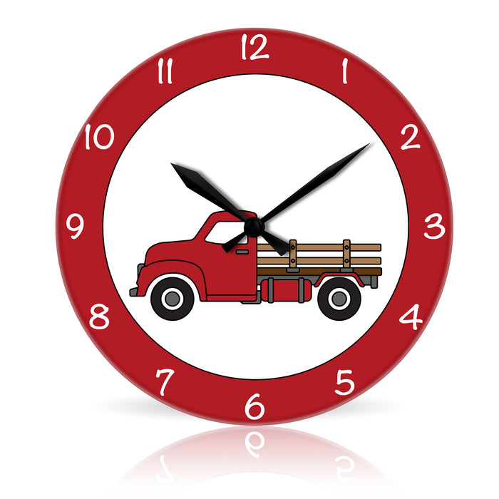 Keep On Truckin' <br>Round Acrylic Wall Clock 10.75"