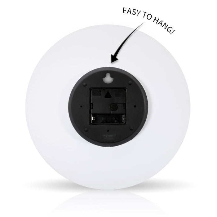 Full Moon <br>Round Acrylic Wall Clock 10.75"