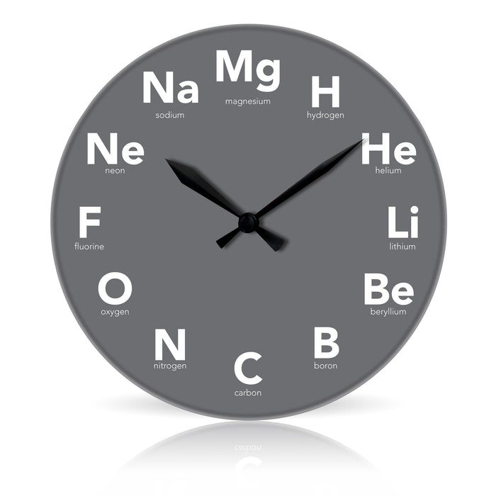 Elements <br>Round Acrylic Wall Clock 10.75"