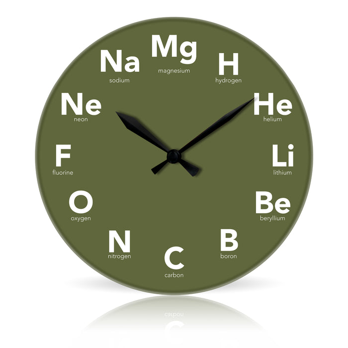 Elements <br>Round Acrylic Wall Clock 10.75"