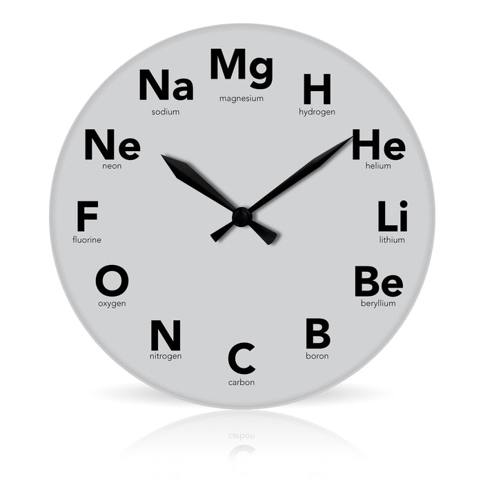 Elements <br>Round Acrylic Wall Clock 10.75"