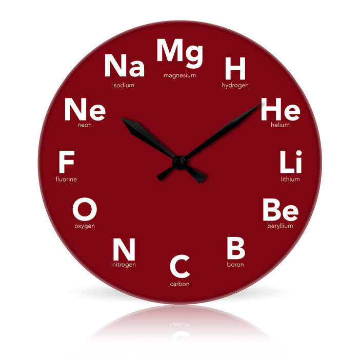 Elements <br>Round Acrylic Wall Clock 10.75"