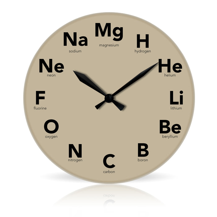 Elements <br>Round Acrylic Wall Clock 10.75"