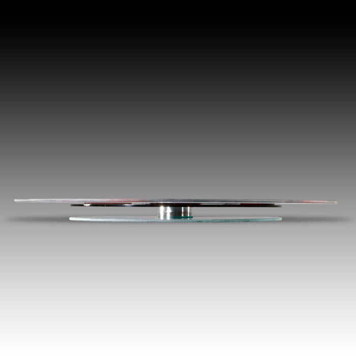 Flamingo <br>Glass Table Spinner 17.75"