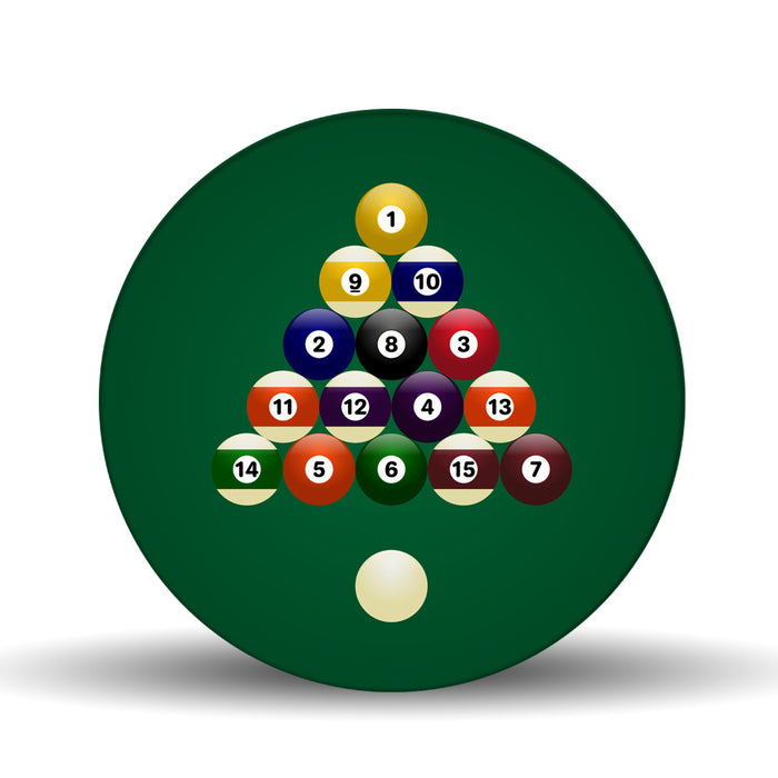 Billiards <br>Glass Table Spinner 17.75"